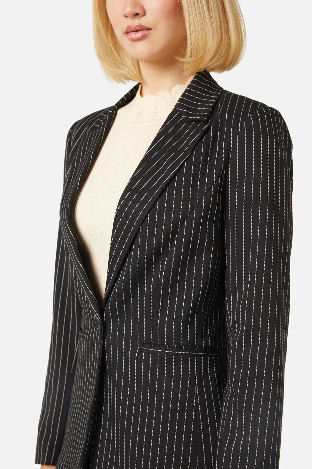 Abigail Pinstripe Jacket