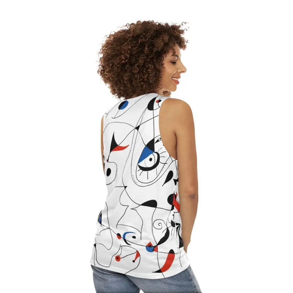 Abstract Minimalist Joan Mir Unisex Tank Top