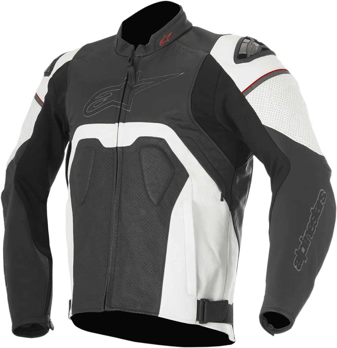 ALPINESTARS Core Airflow Leather Jacket - Black/White - US 46 / EU  58 3101416-12-58