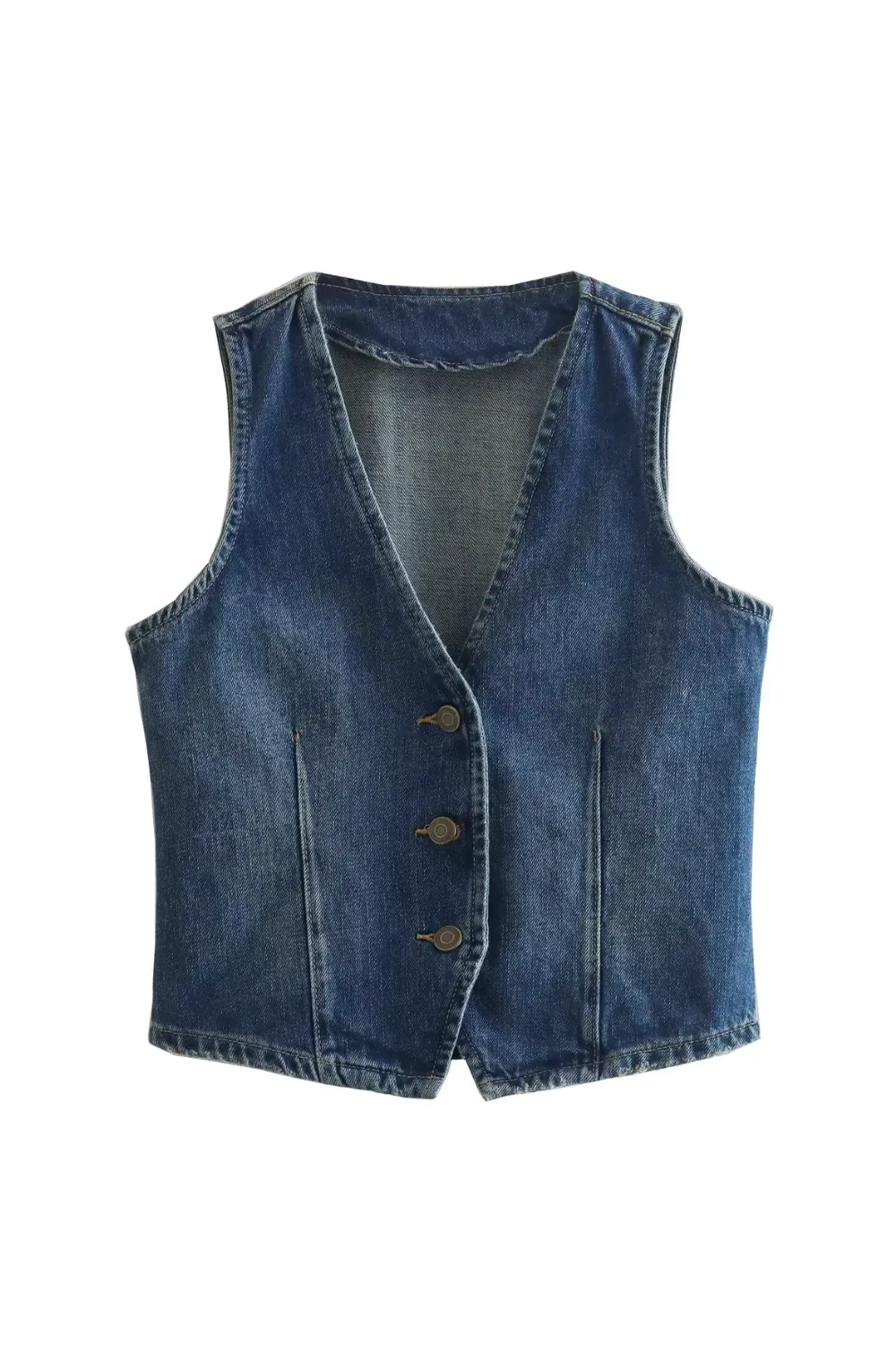 'Bailey' Slim Denim Vest