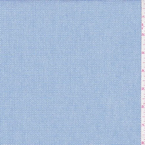 Bright Blue Dobby Diamond Shirting Fabric