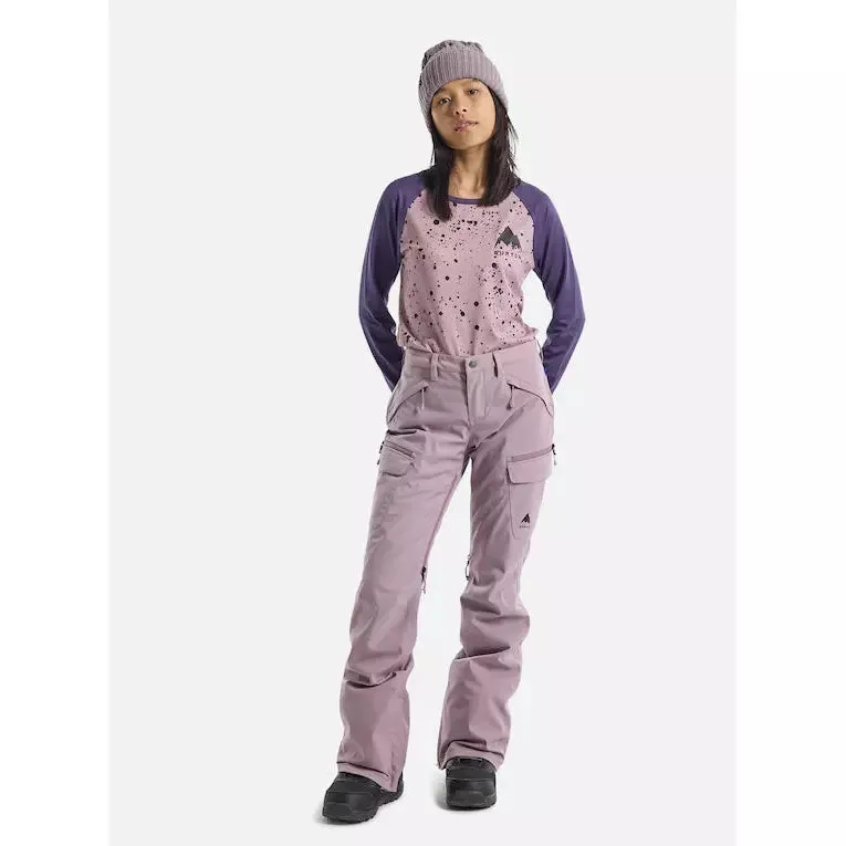 Burton Women's Gloria Stretch 2L Snowboard Pants Elderberry