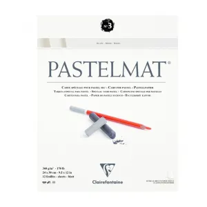 Clairefontaine Pastelmat Pad No.3 - 360gsm - 30x40cm - WHITE PAPER