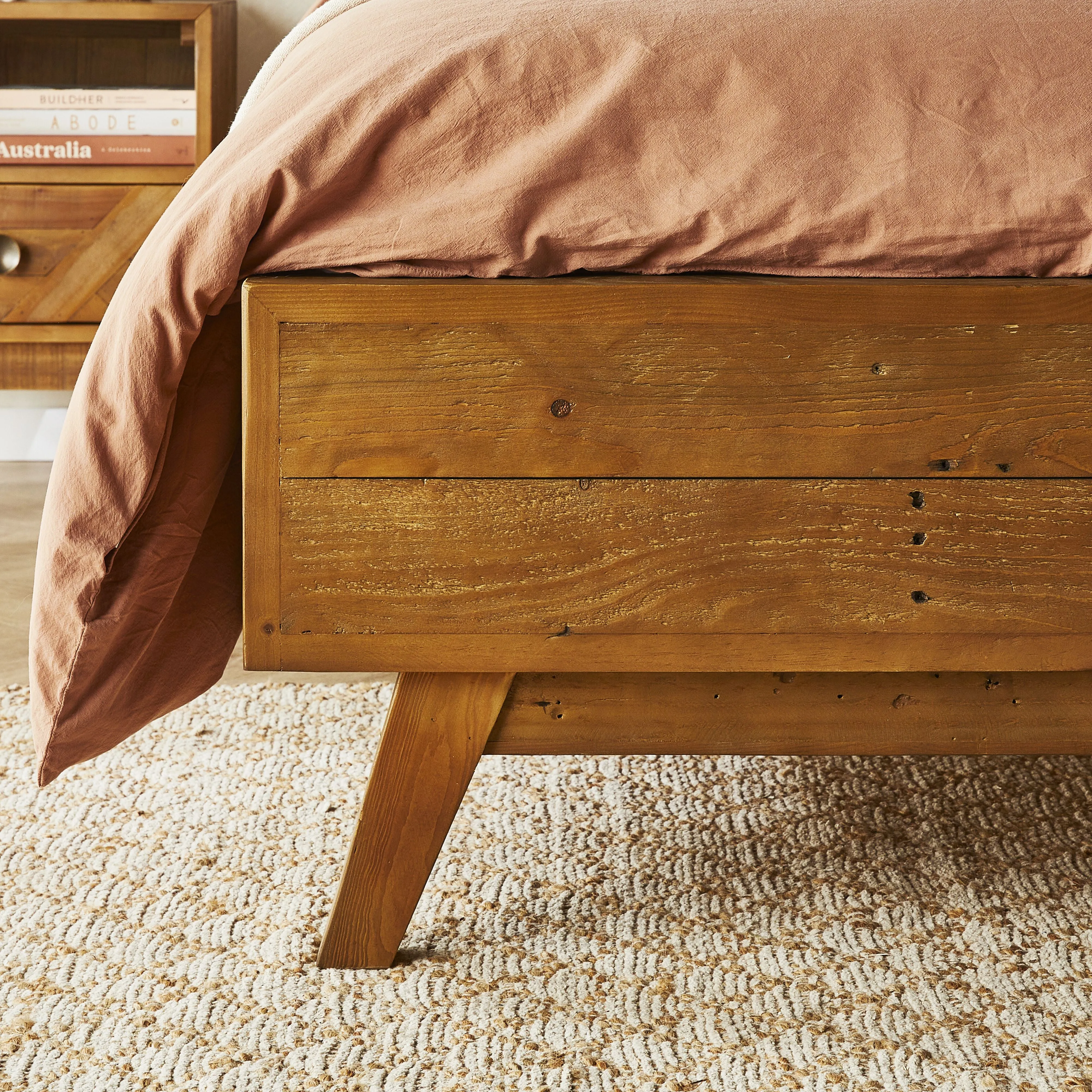 Dawson Reclaimed Timber Queen Bed