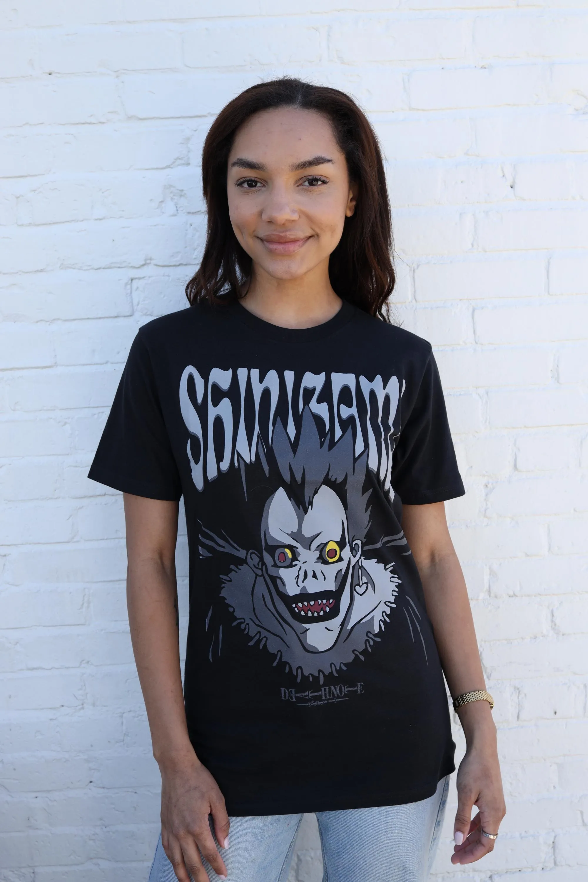 Death Note Tonal Shinigami Ryuk Face Adult T-Shirt