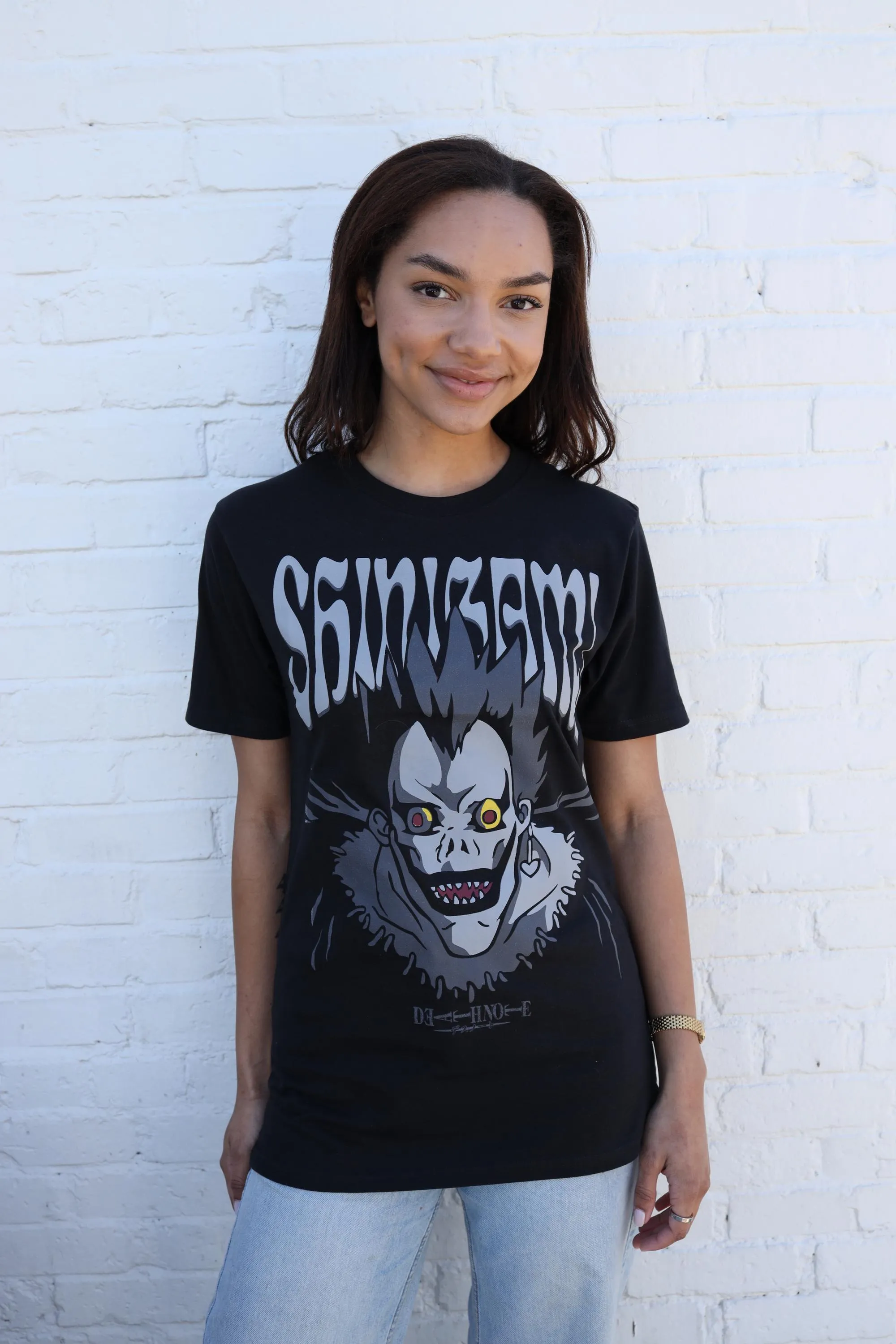 Death Note Tonal Shinigami Ryuk Face Adult T-Shirt