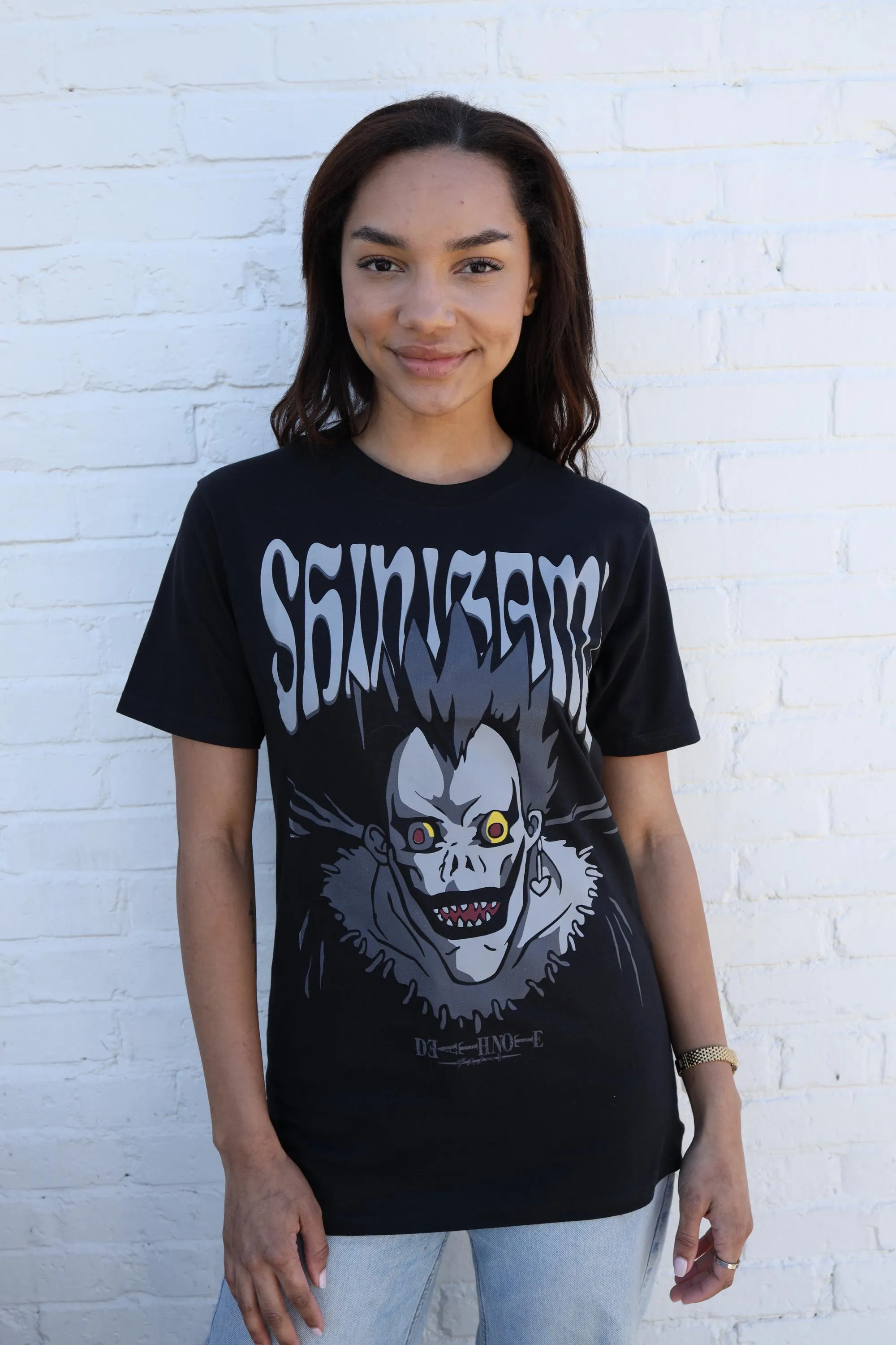 Death Note Tonal Shinigami Ryuk Face Adult T-Shirt