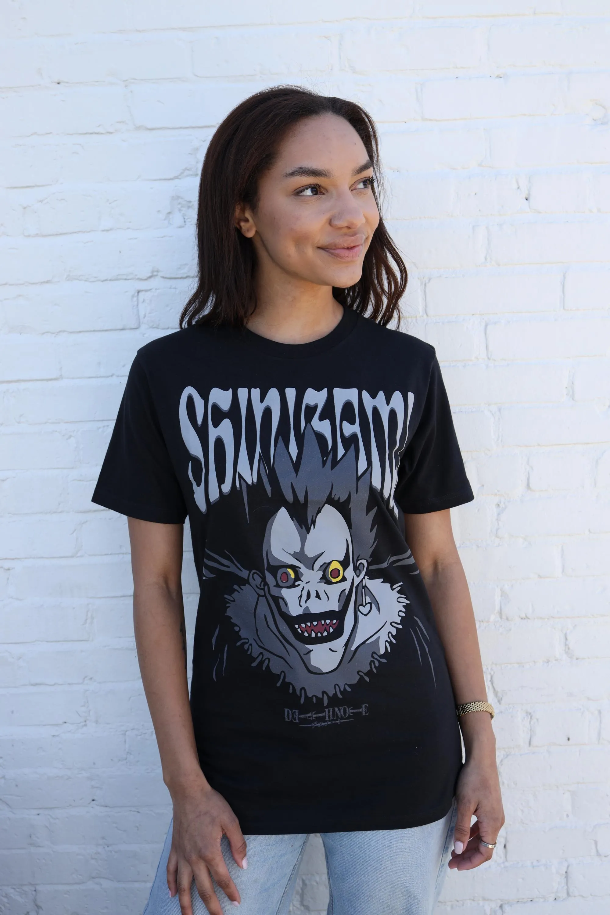 Death Note Tonal Shinigami Ryuk Face Adult T-Shirt