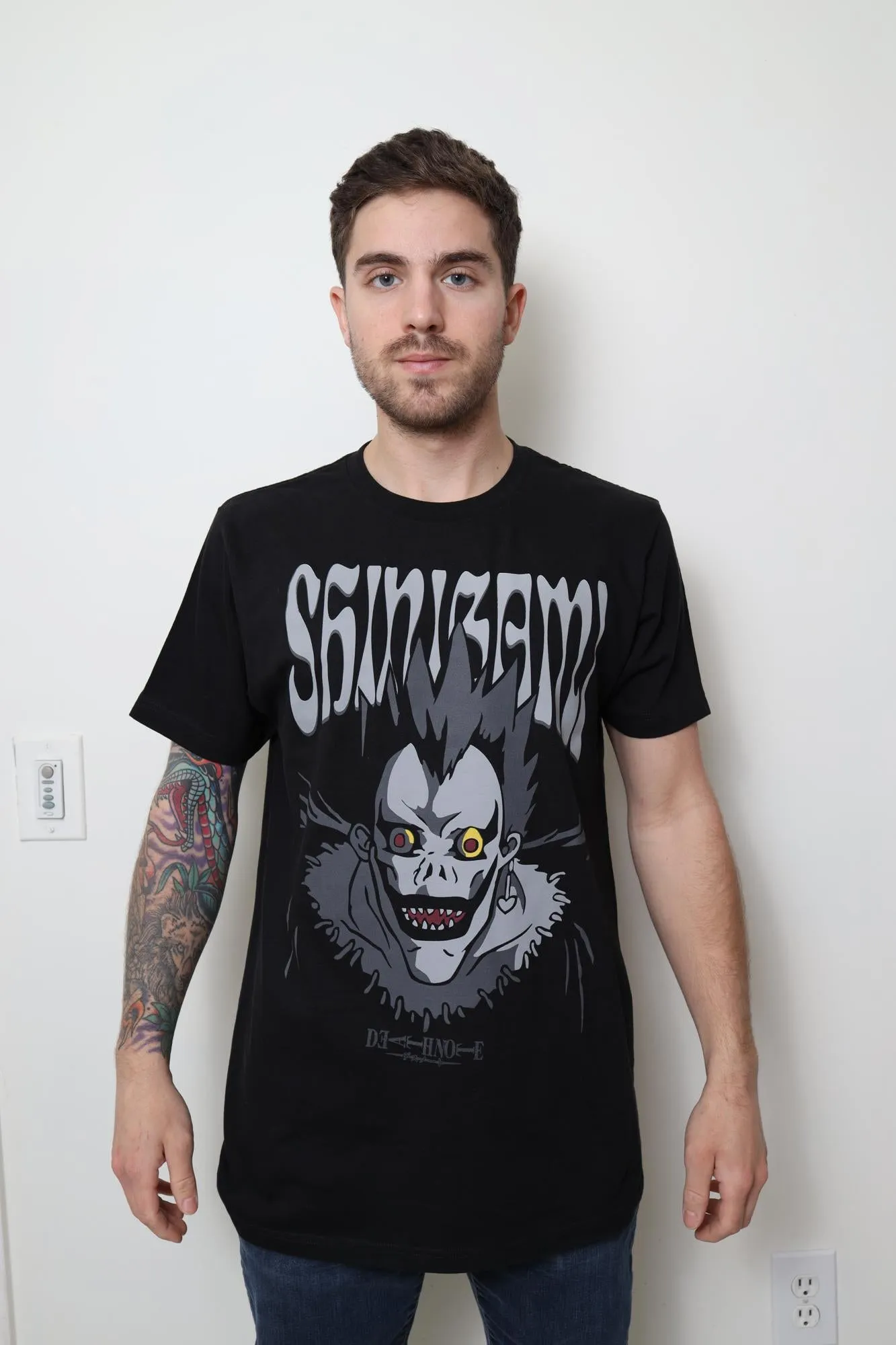 Death Note Tonal Shinigami Ryuk Face Adult T-Shirt