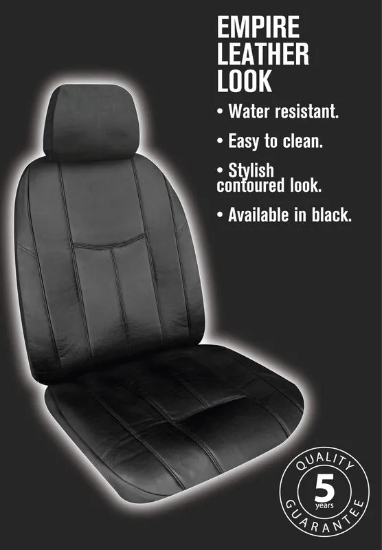 Empire Leather Look Seat Covers Suits Nissan Pathfinder ST/ST-L SUV (R52) 2013-On