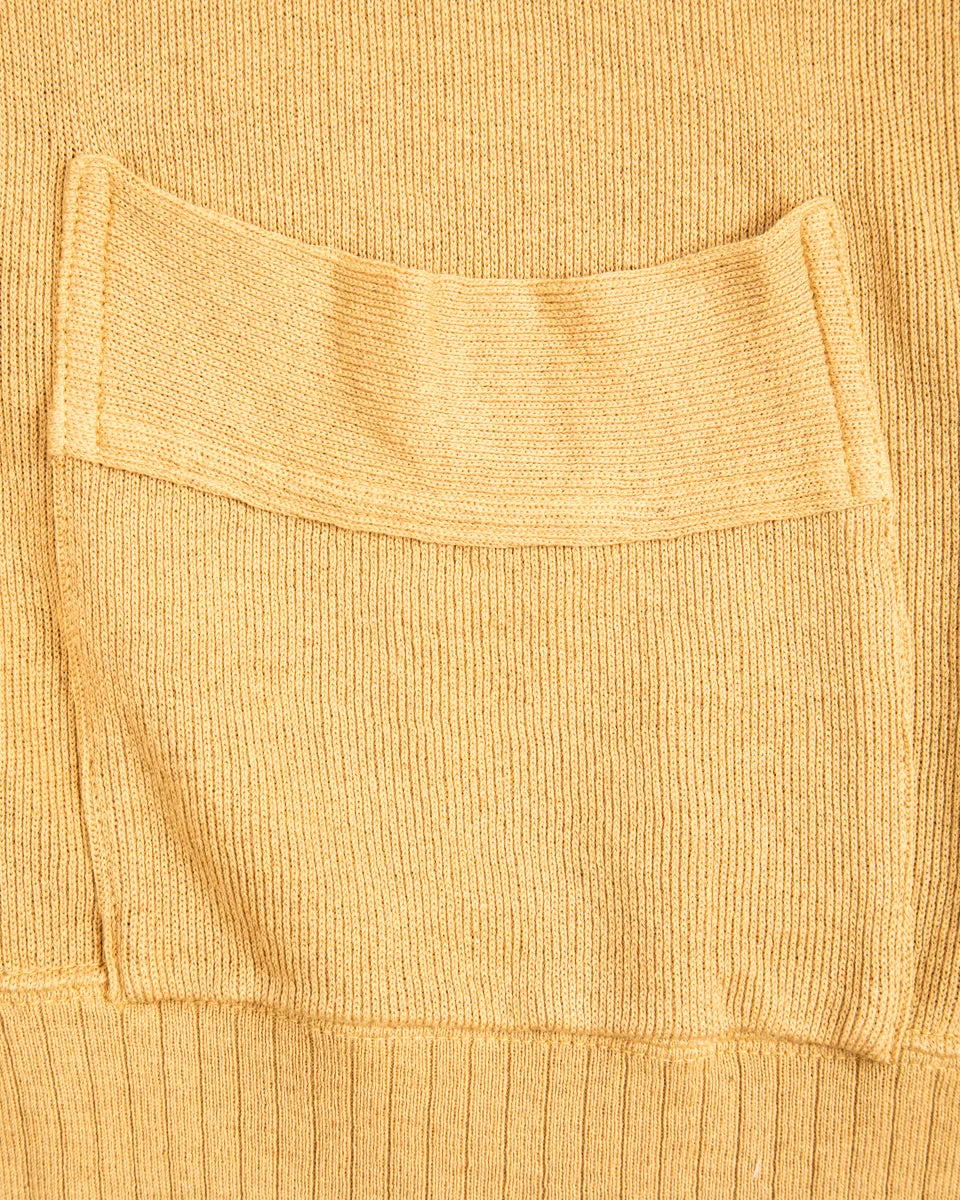 Extra Cotton Jersey Cardigan - Golden Yellow