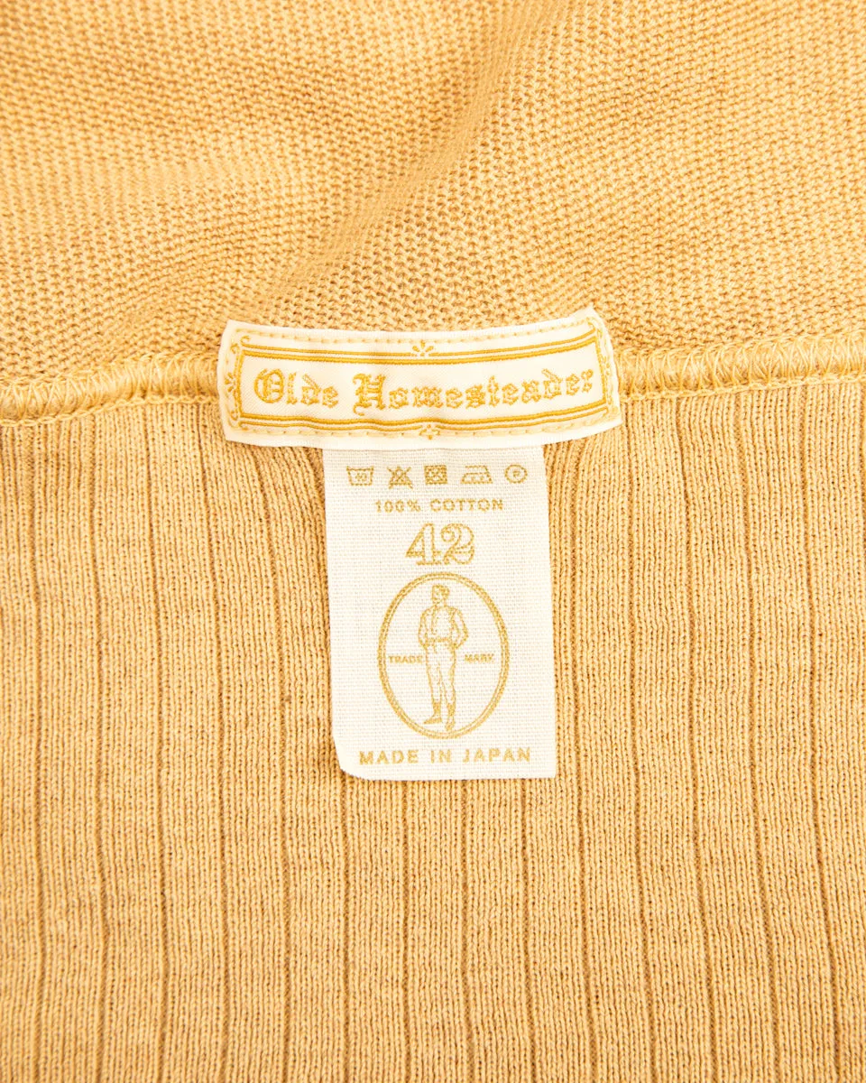 Extra Cotton Jersey Cardigan - Golden Yellow