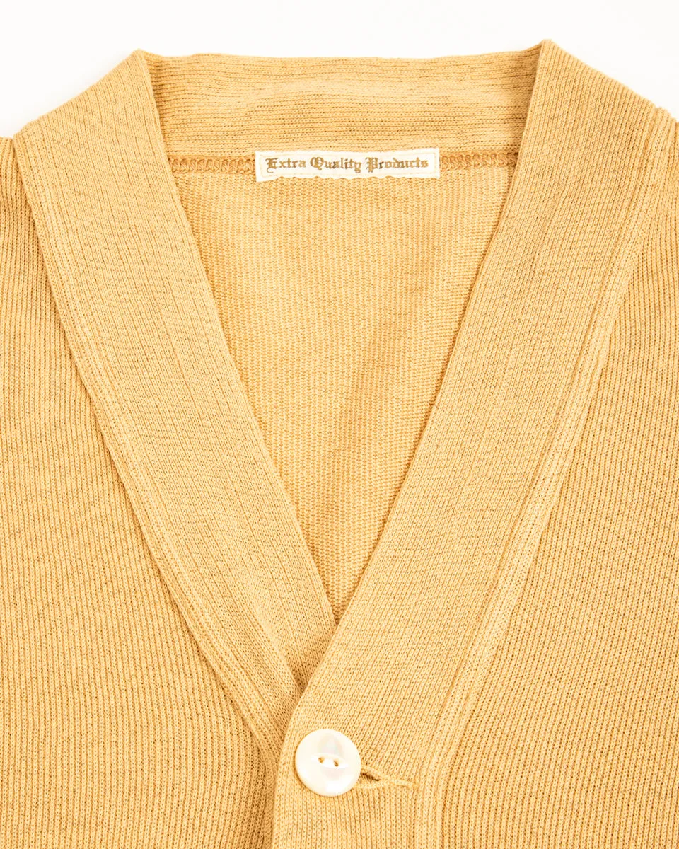 Extra Cotton Jersey Cardigan - Golden Yellow