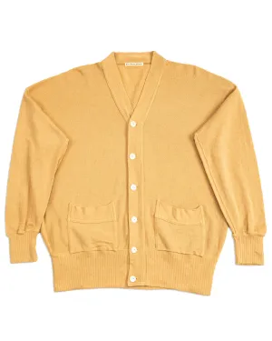 Extra Cotton Jersey Cardigan - Golden Yellow