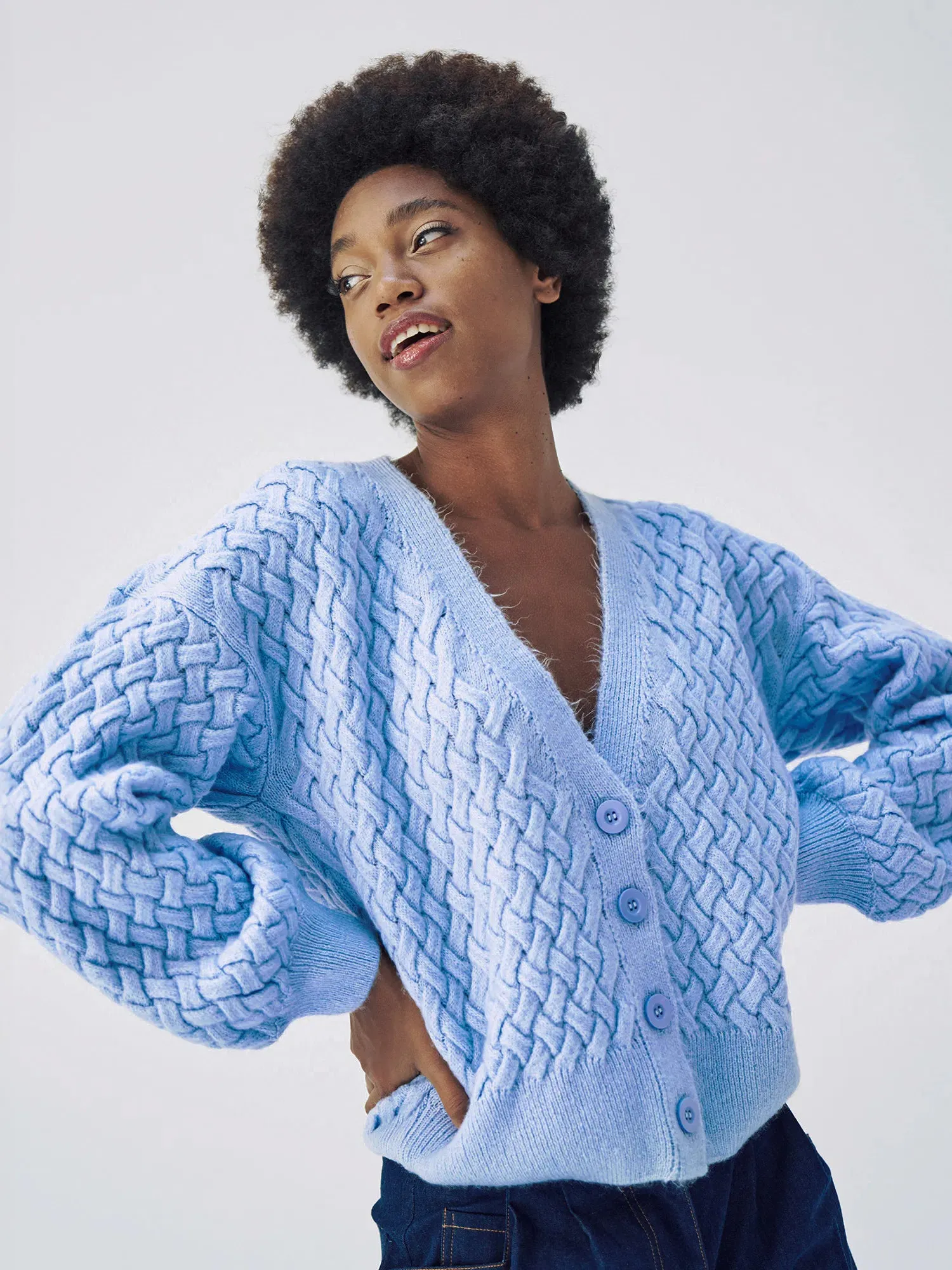 Heavenly Cardigan - Blue