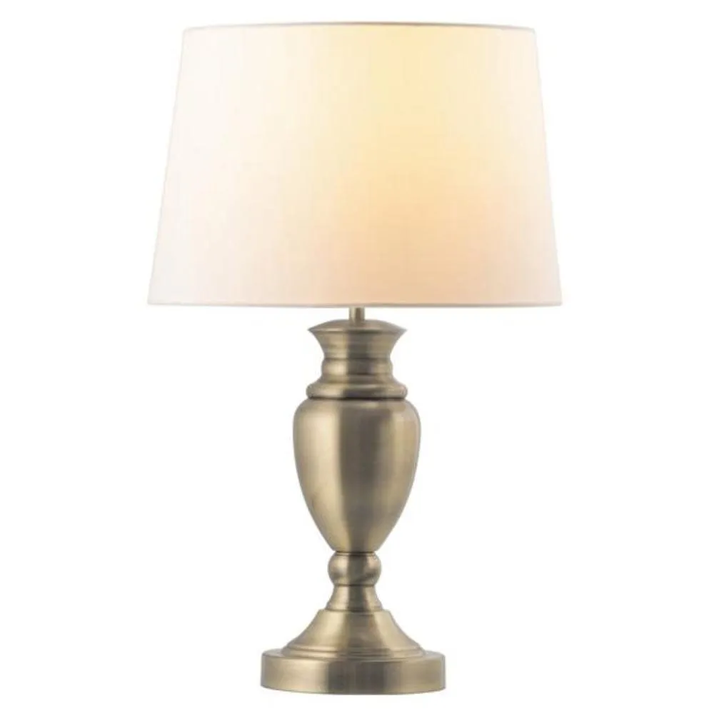 Hilda Table Lamp in Antique Brass