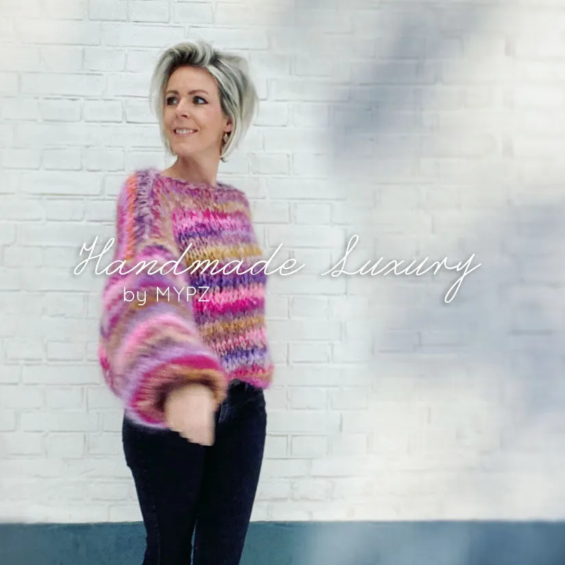 Knitting Kit – MYPZ  Chunky Mohair Pullover Ibiza No15 (ENG-NL)