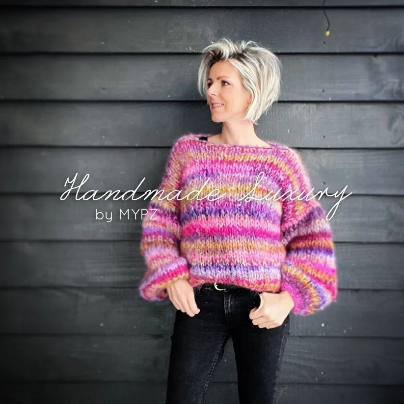 Knitting Kit – MYPZ  Chunky Mohair Pullover Ibiza No15 (ENG-NL)