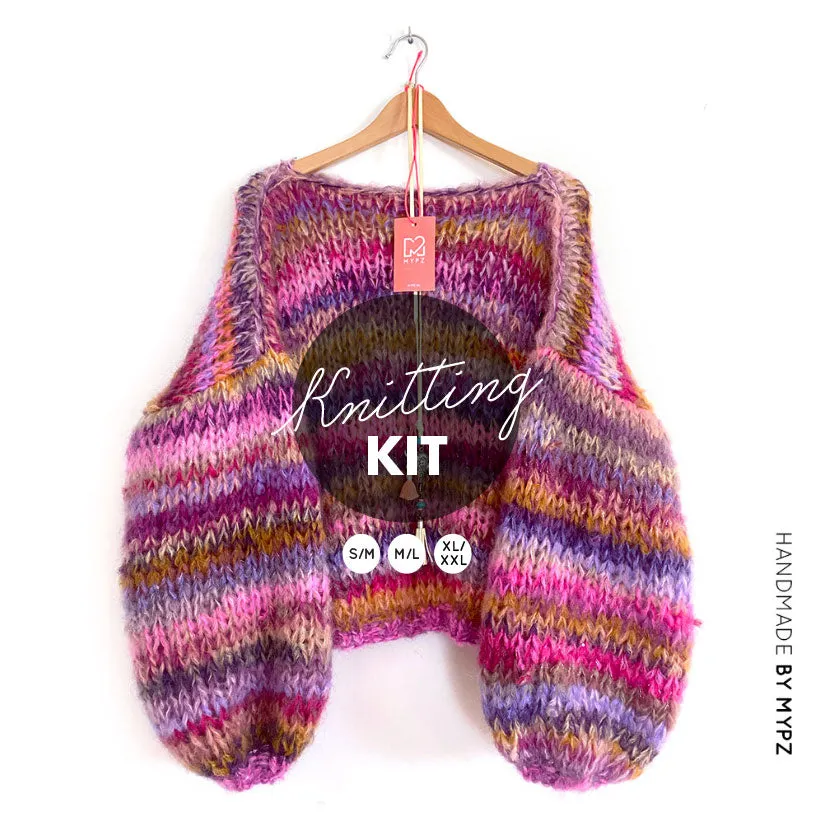 Knitting Kit – MYPZ  Chunky Mohair Pullover Ibiza No15 (ENG-NL)