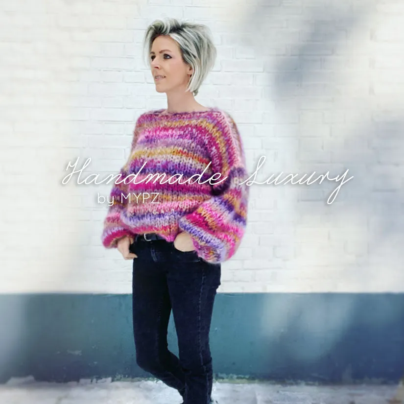 Knitting Kit – MYPZ  Chunky Mohair Pullover Ibiza No15 (ENG-NL)