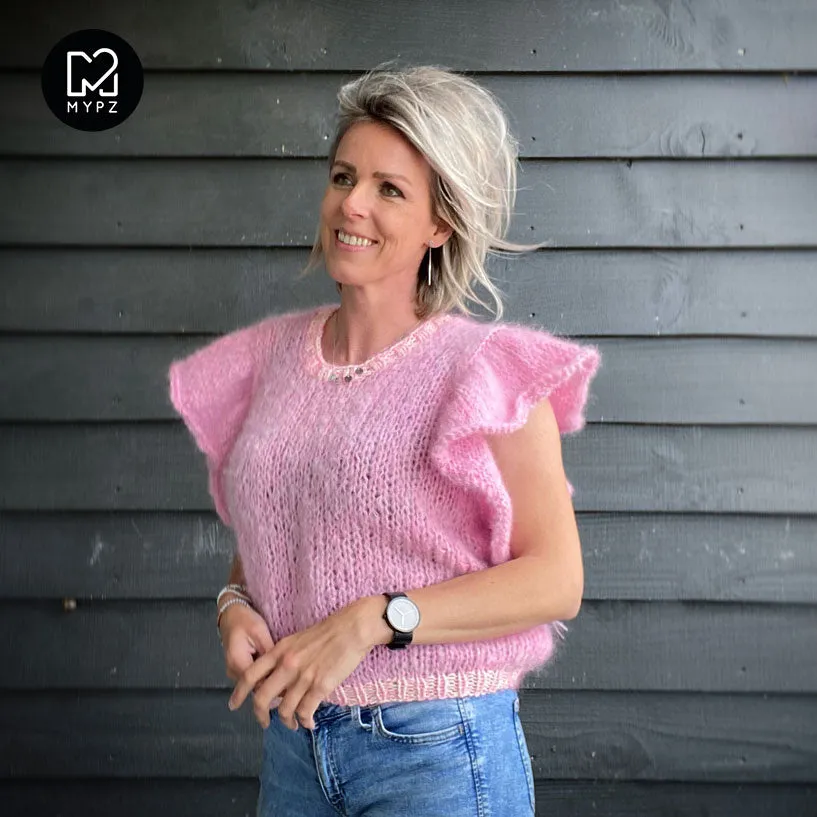 Knitting Kit – MYPZ Cute Ruffle Top No10 (ENG-NL)