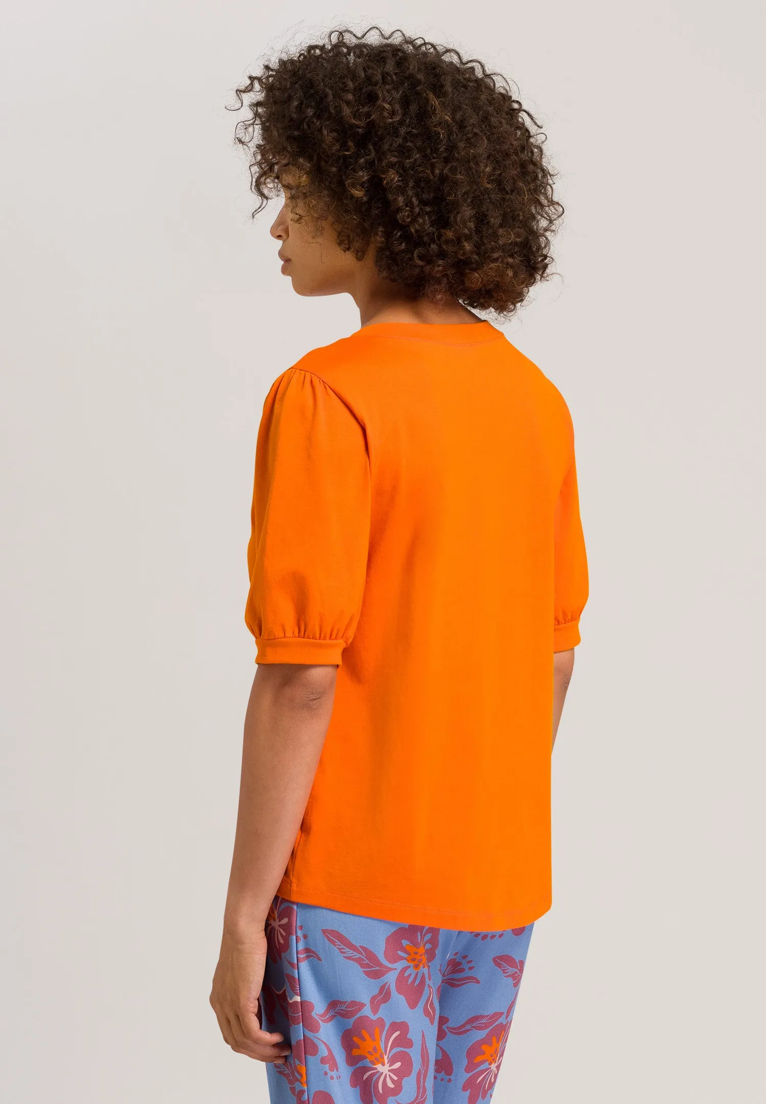 Natural Shirt Short Sleeve Shirt | Juicy Orange 78741-2292