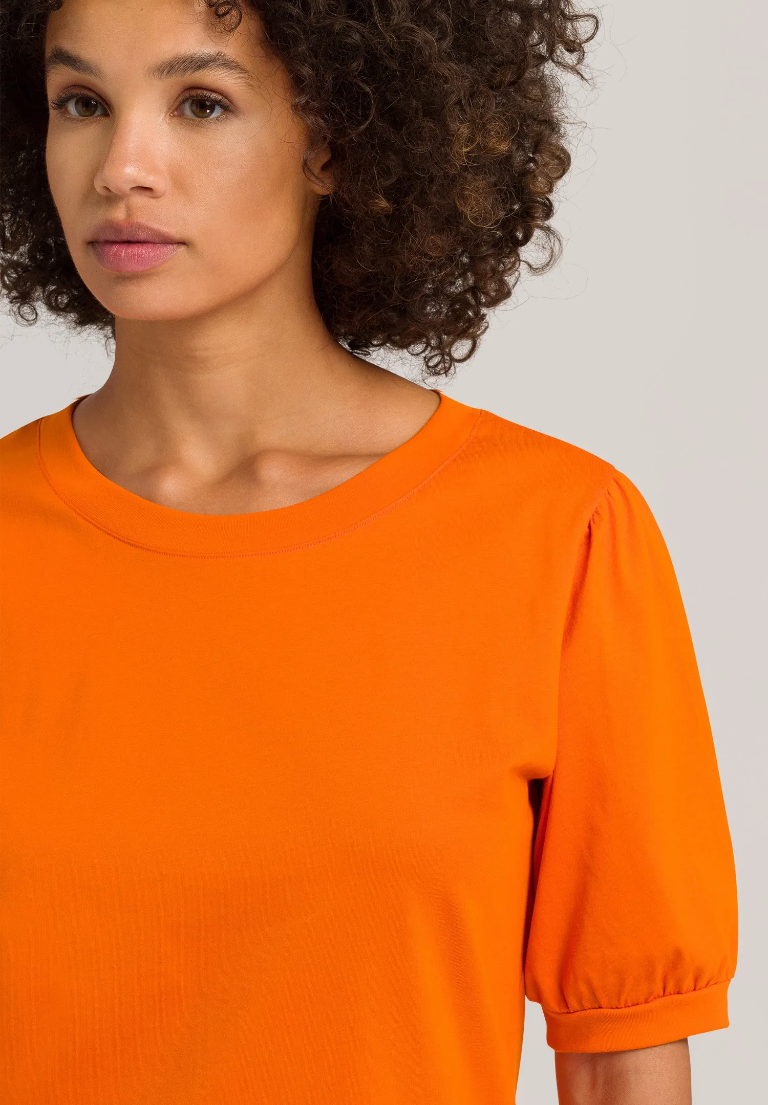 Natural Shirt Short Sleeve Shirt | Juicy Orange 78741-2292