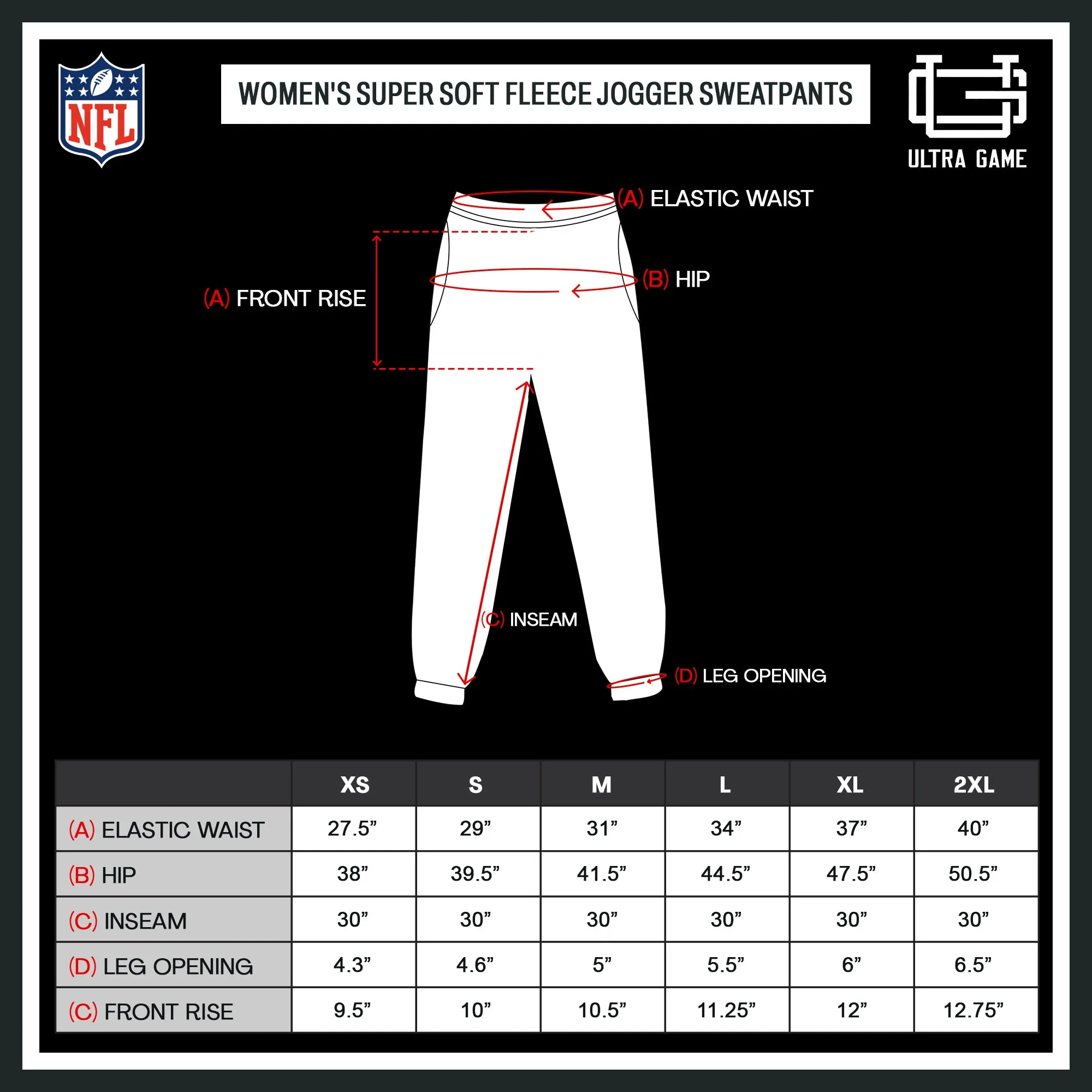 NFL Official Women's Super Soft Fleece Jogger Sweatpants|New York Jets