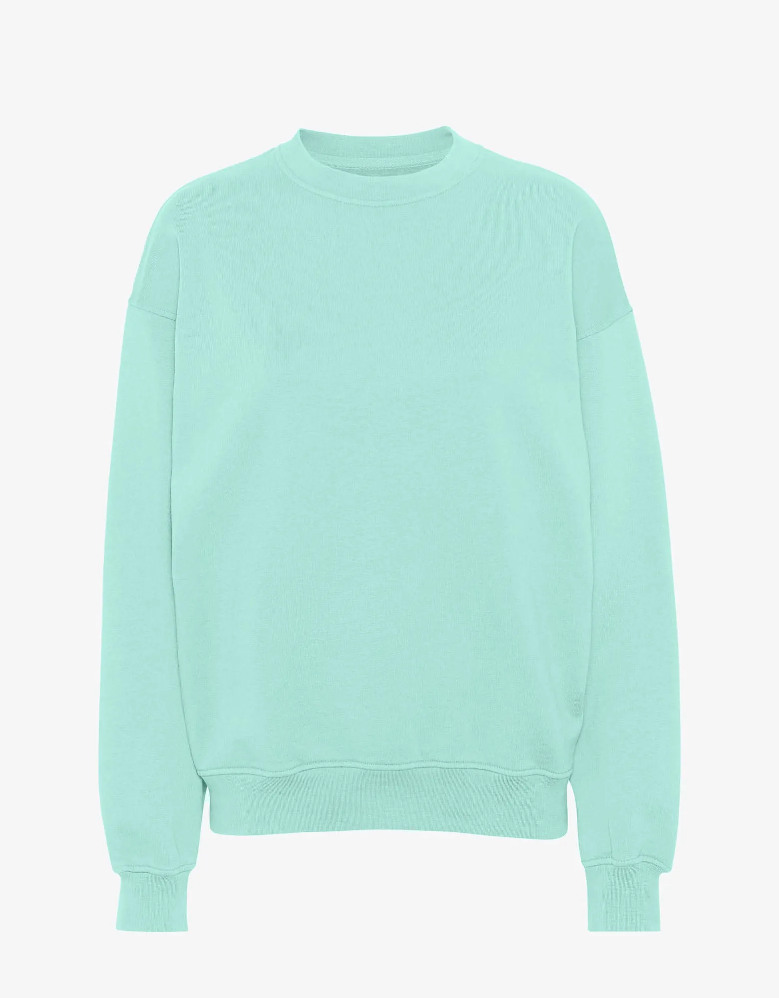 Organic Oversized Crew - Light Aqua