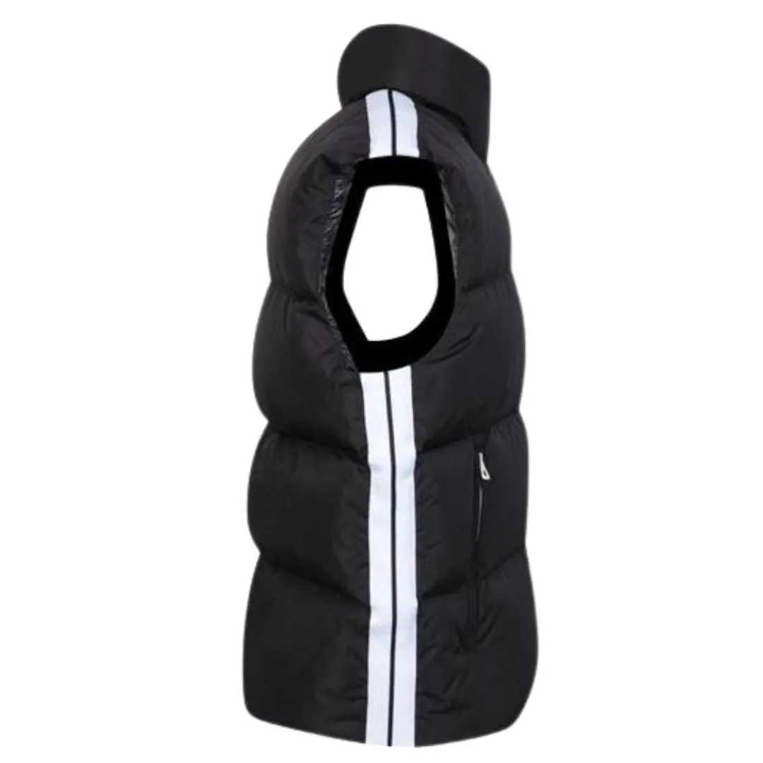 PALM ANGELS CLASSIC TRACK DOWN VEST BLACK