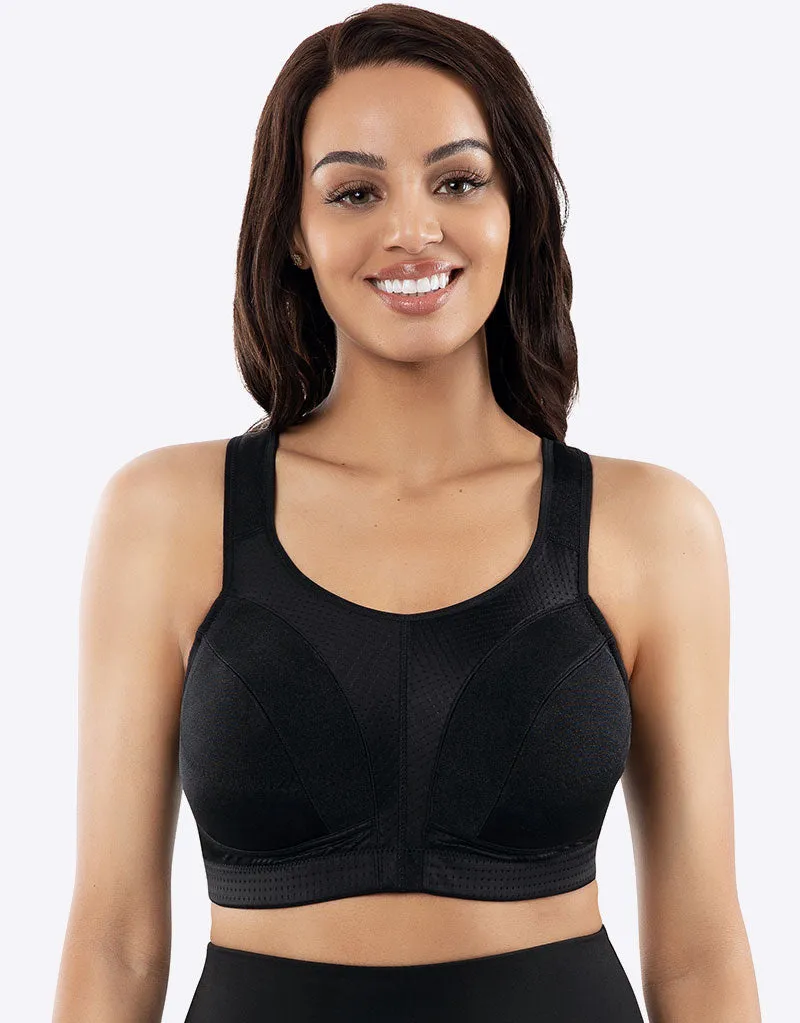 Parfait Wire-Free Active Sports Bra Black