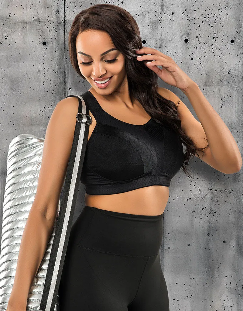 Parfait Wire-Free Active Sports Bra Black