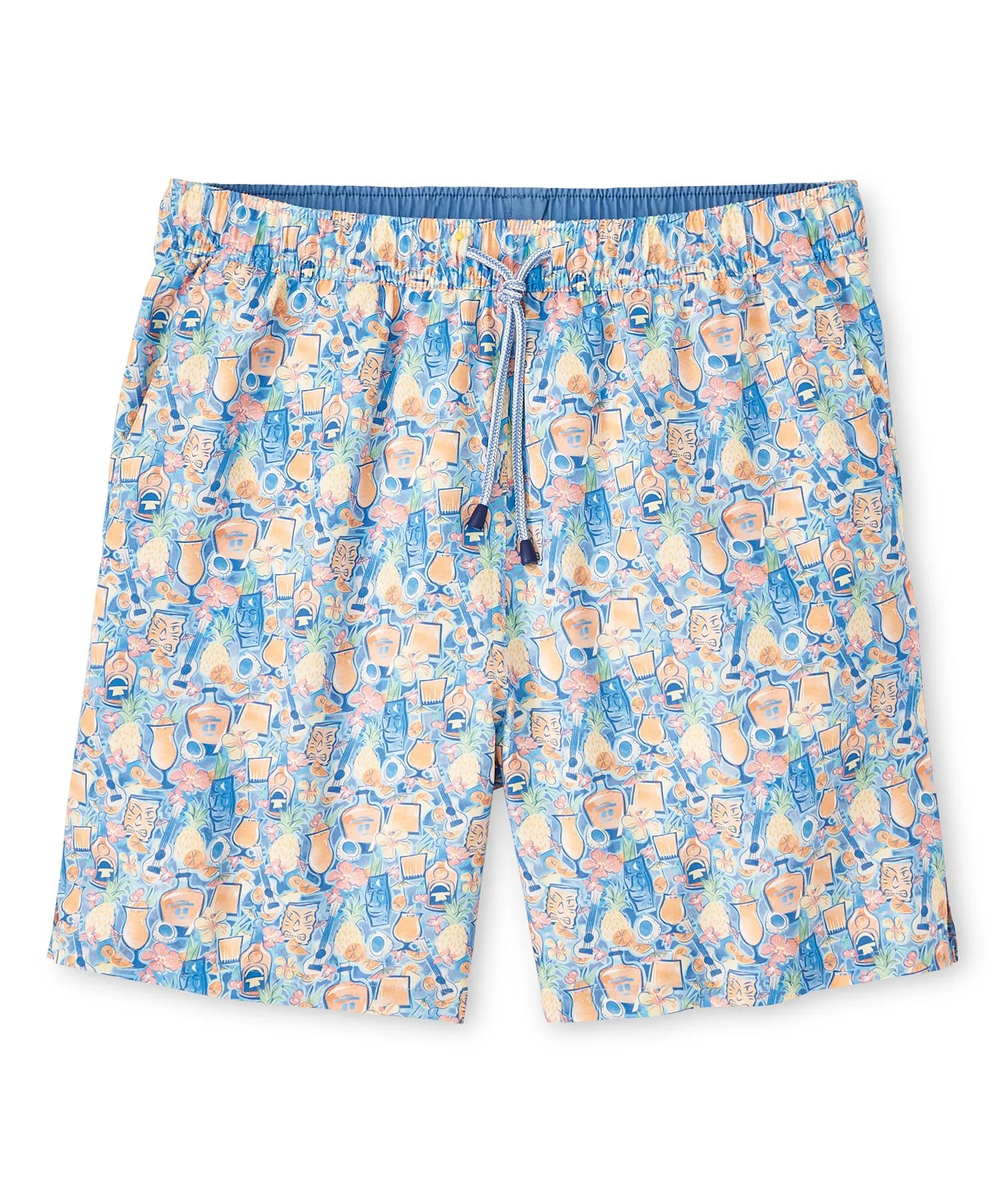 Peter Millar Tiki Time Print Swim Trunk