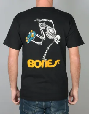 Powell Peralta Skateboard Skeleton T-Shirt - Black