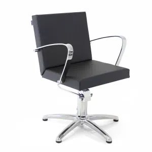 REM | Shiraz | Hydraulic Styling Chair | Black