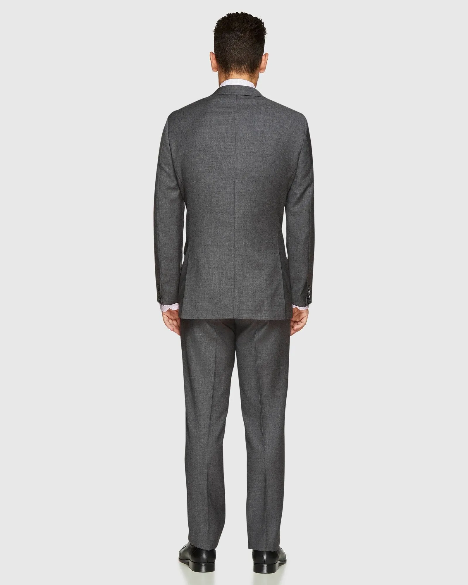 Savile Row Abram Pure Wool Grey Suit Set