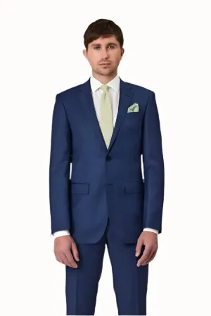 Savile Row Adram Pure Wool Blue Suit Set