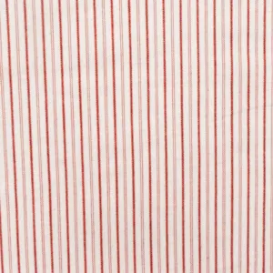 Simple Red-White-Pink Stripe Stretch Cotton Broadcloth Woven Fabric