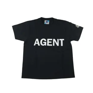 Star World t-shirt 7-8 years black AGENT print short sleeve cotton