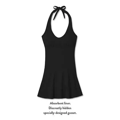 Teen Period Swimwear Dress | Black Sea