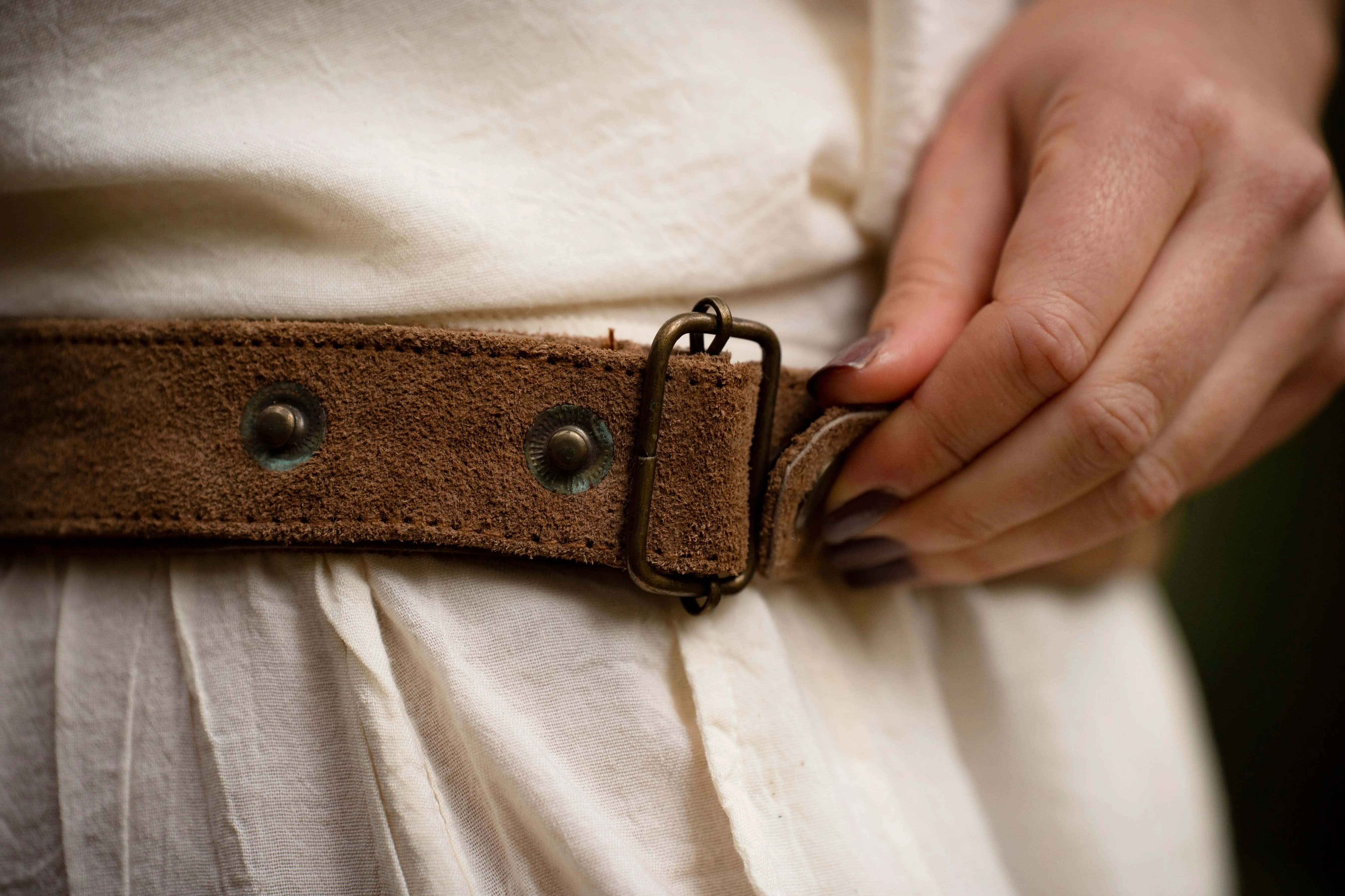 The Nile Recycled Leather Pocket Belt - Wholesale