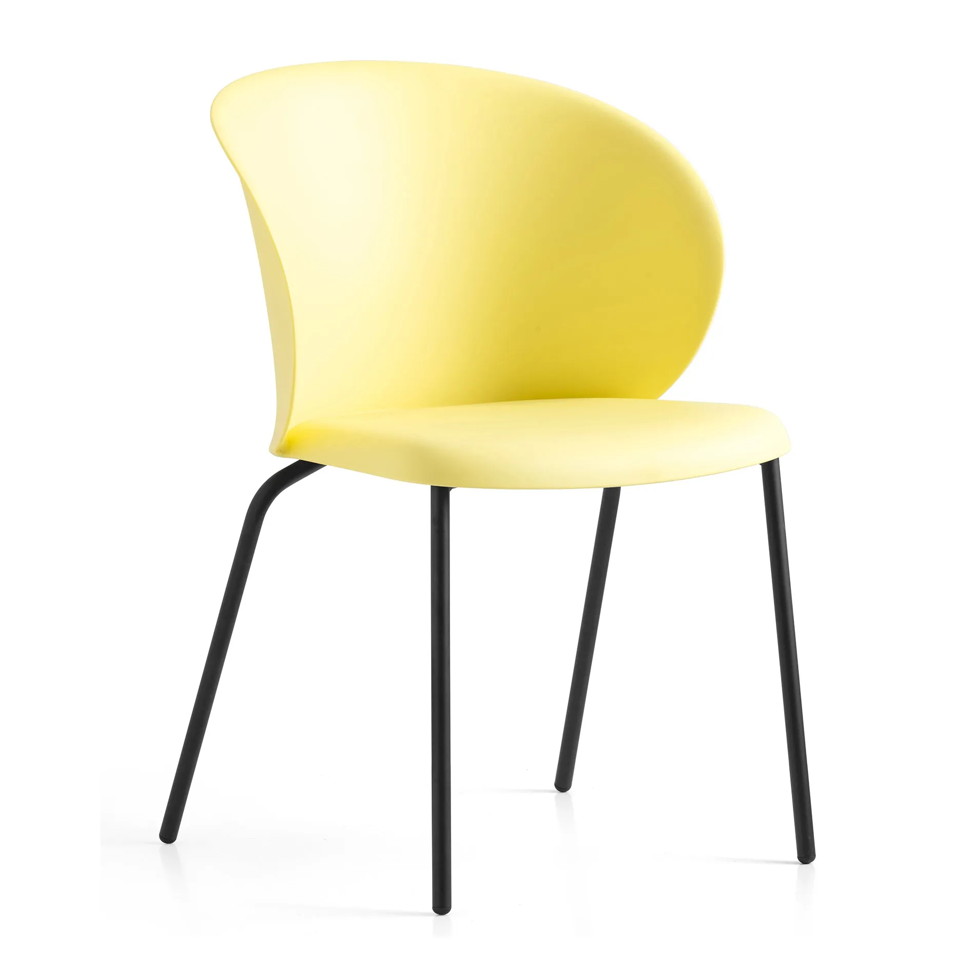 Tuka Chair with Tubular Base