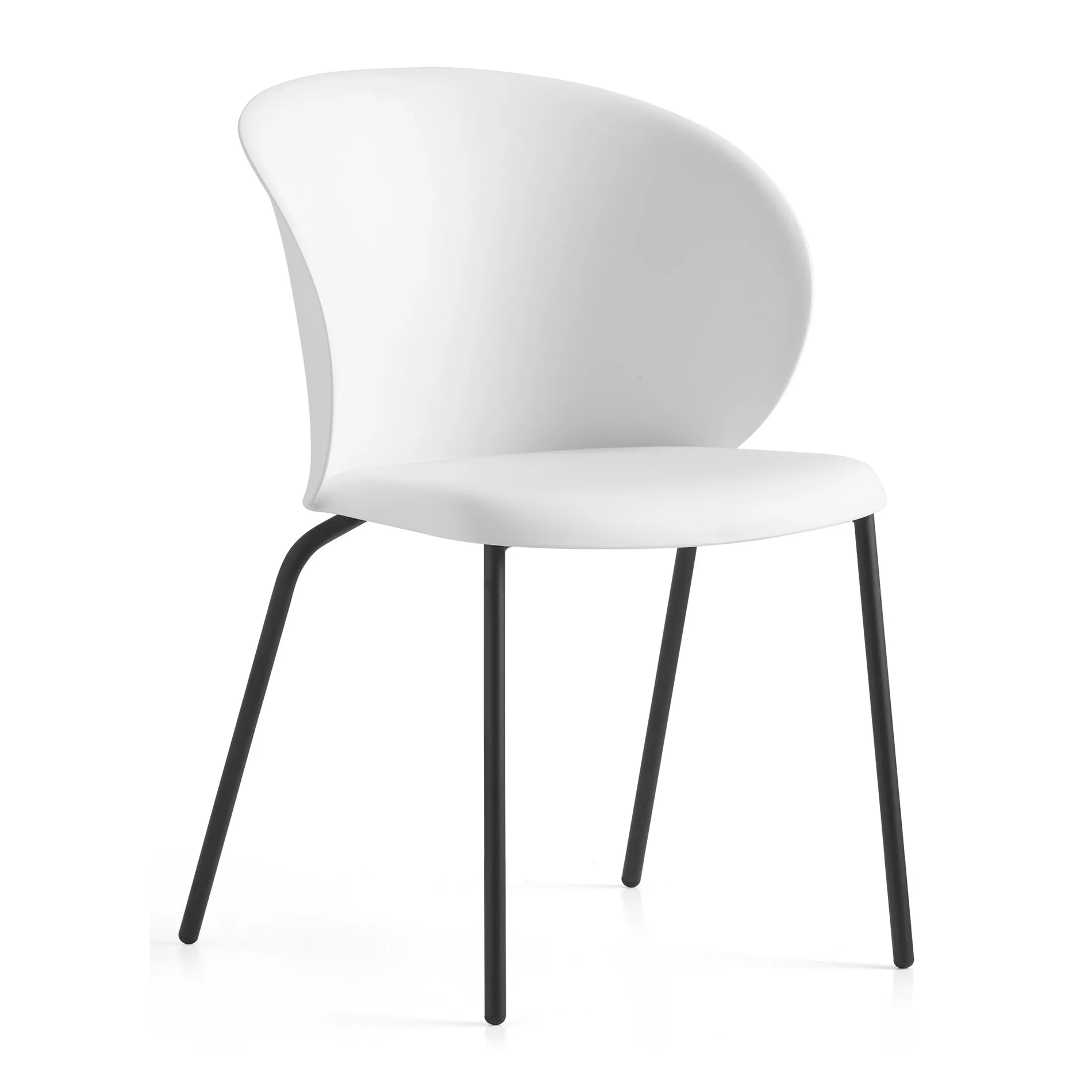 Tuka Chair with Tubular Base