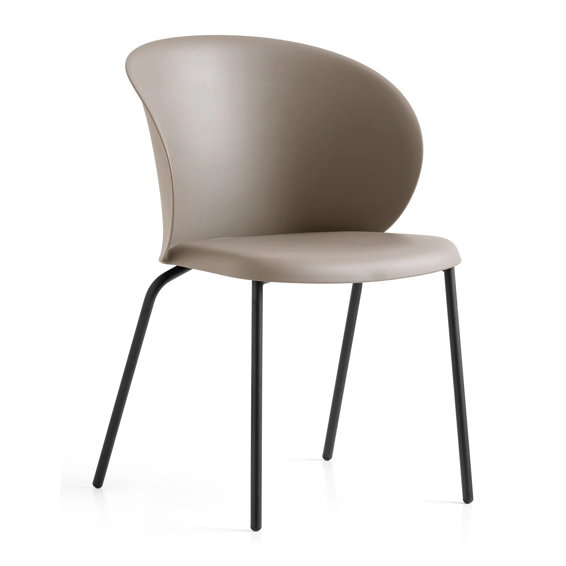 Tuka Chair with Tubular Base