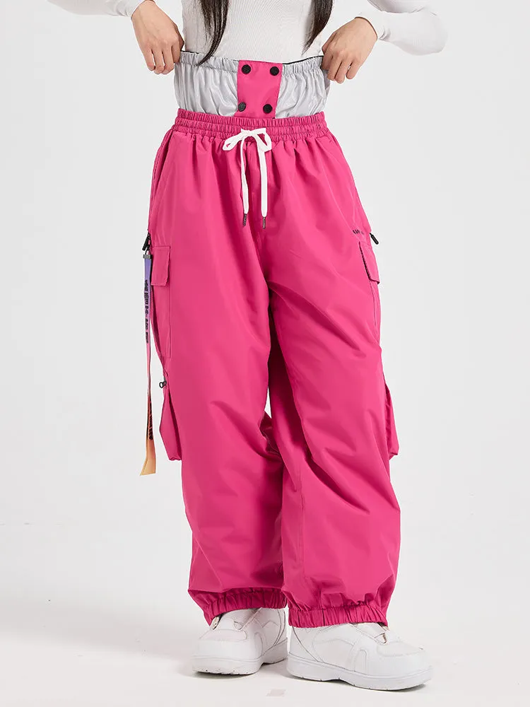 Women's Winter Cargo Baggy Snowboard Pants