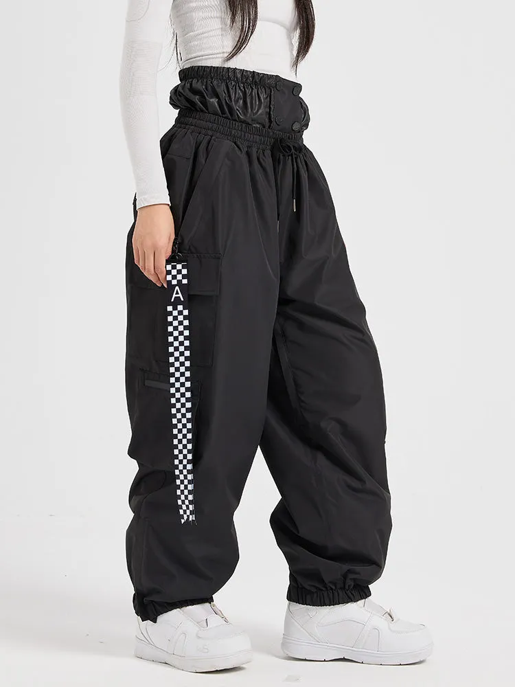 Women's Winter Cargo Baggy Snowboard Pants