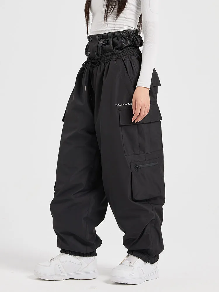 Women's Winter Cargo Baggy Snowboard Pants