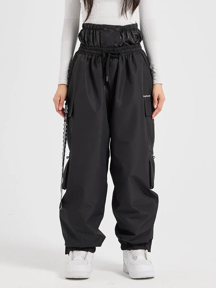 Women's Winter Cargo Baggy Snowboard Pants